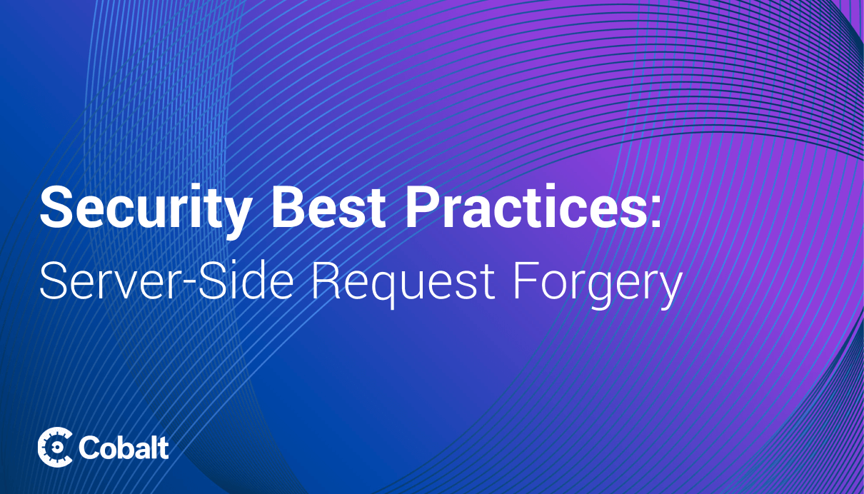 Security Best Practices ServerSide Request Cobalt